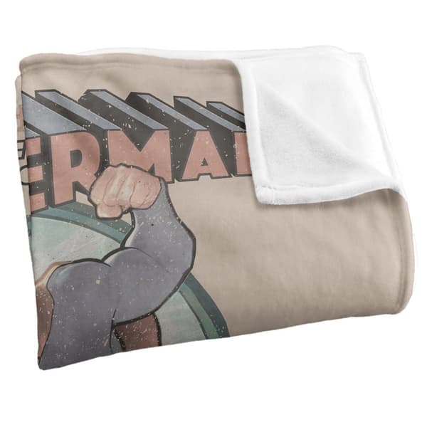 Superman The Daring Exploits Soft Touch Blanket