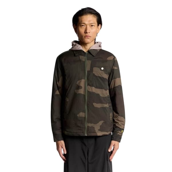 Lyle & Scott Herrskjorta i kamouflagebomull