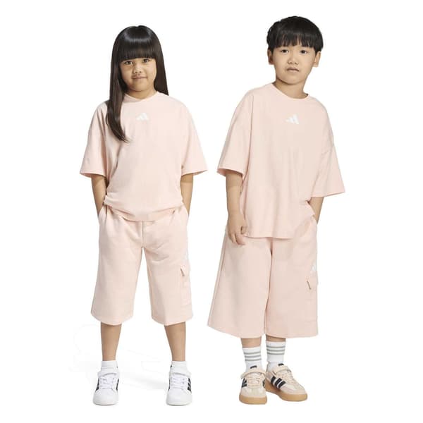 Adidas Childrens/Kids Logo Oversized Top & Bottom Set