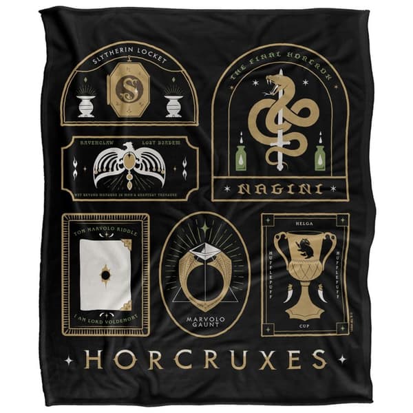 Harry Potter Horcrux Field Guide Blanket