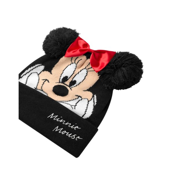 Disney Flickor Minnie Mouse Mössa & Handskar Set