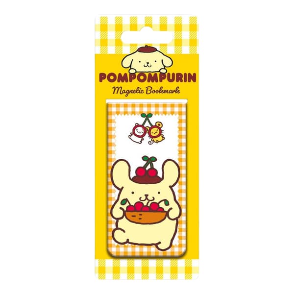 Hello Kitty Pompompurin Cherry Magnetic Bookmark