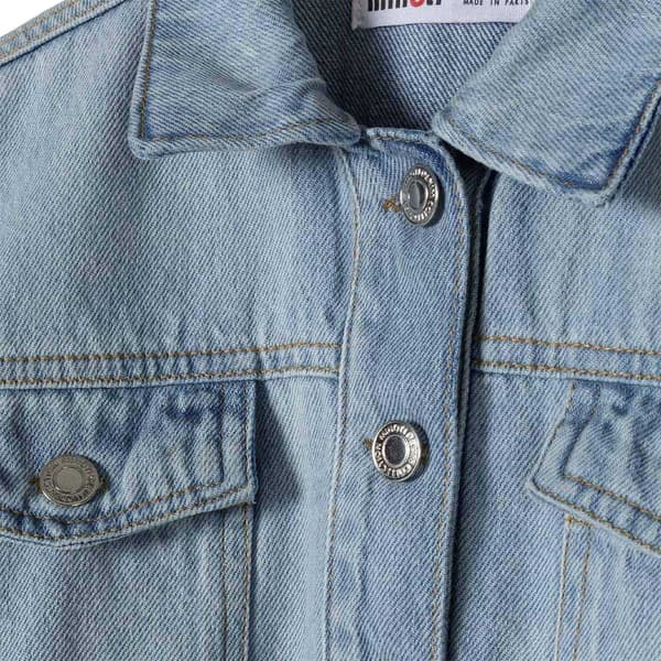 Minoti Flickor Jeans Kort Bomberjacka