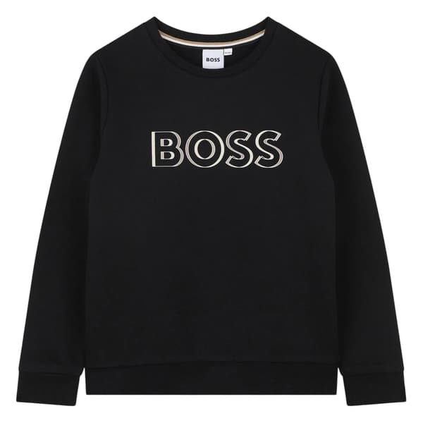 Boss Childrens/Kids Logo Crew Neck Regular Sweatshirt