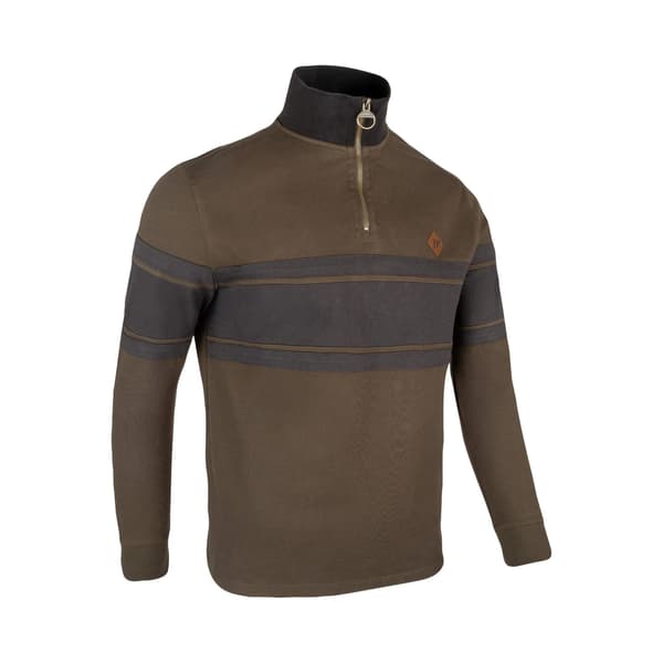 Jack Pyke Mens Contrast Panel Half Zip Sweatshirt