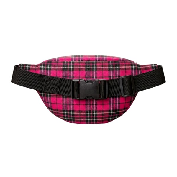Spiral Plaid Polyester Waist Bag