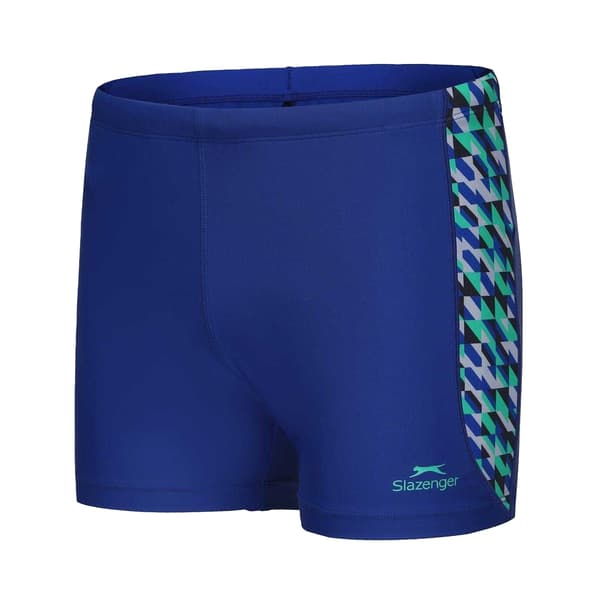 Slazenger Mens Geometric Pattern Swimming Trunks