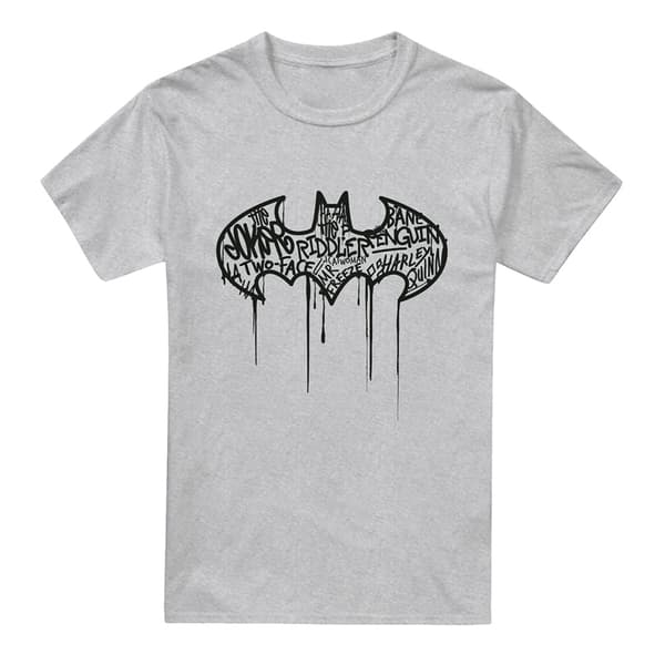 Batman Miesten Graffitti Kanervalogopaita
