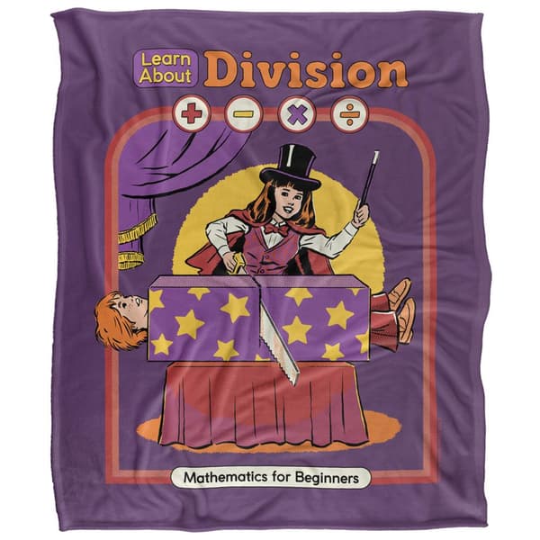 Steven Rhodes Learn About Division Soft Touch Blanket