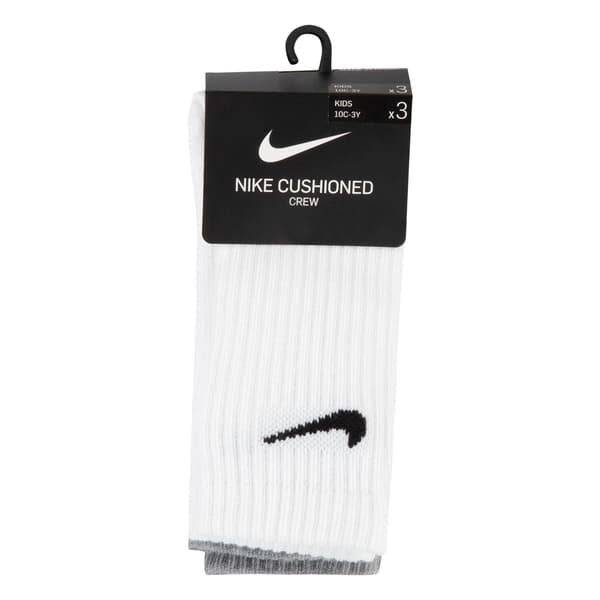 Nike Barn/Kids Logotyp Crew Strumpor (3-pack)