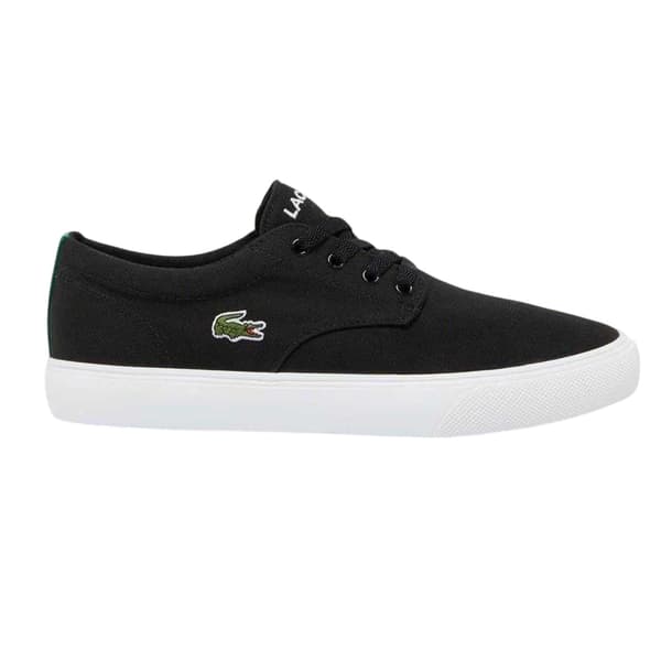 Lacoste Mens Canvas Grip Flat Trainers