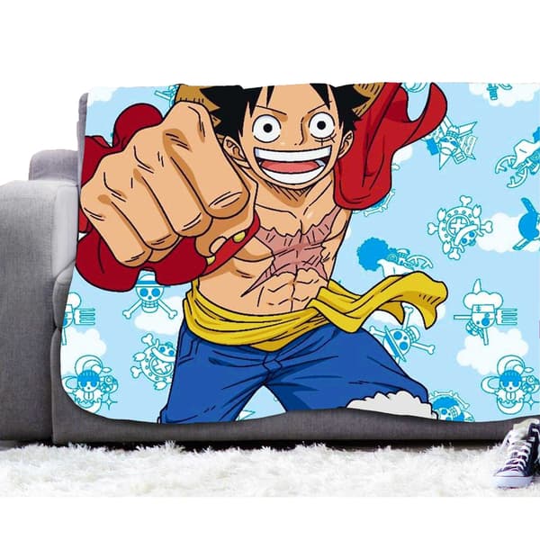 One Piece Fleece Monkey D. Luffy Blanket
