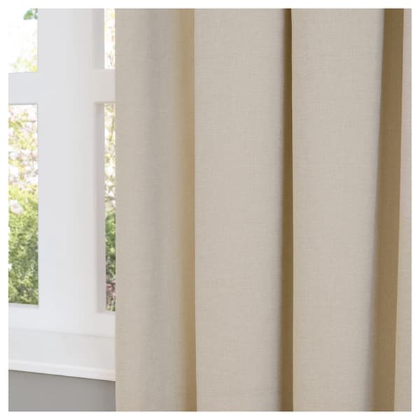 Furn Chenille Lined Pencil Pleat Curtains
