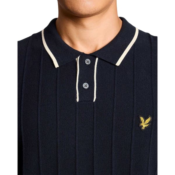 Lyle & Scott miesten pikeeneulottu pikeepaita