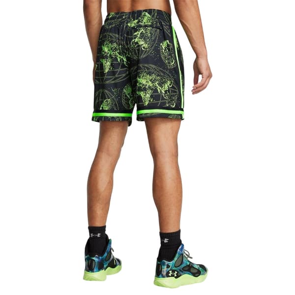 Under Armour Miesten Curry Statement World Map Koripalloshortsit