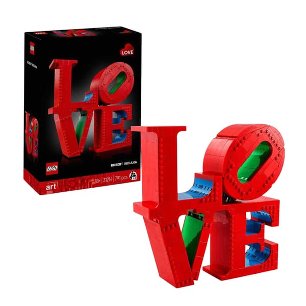 Lego LOVE Pop Art Model Building Set