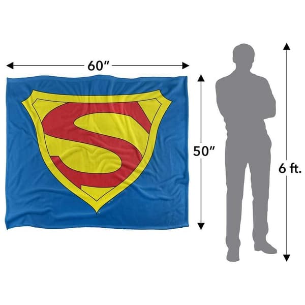 Superman 1941 Shield Soft Touch Blanket
