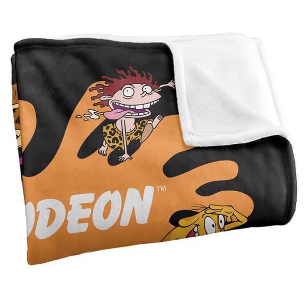 Nickelodeon Silky Splat Group Supersoft Blanket