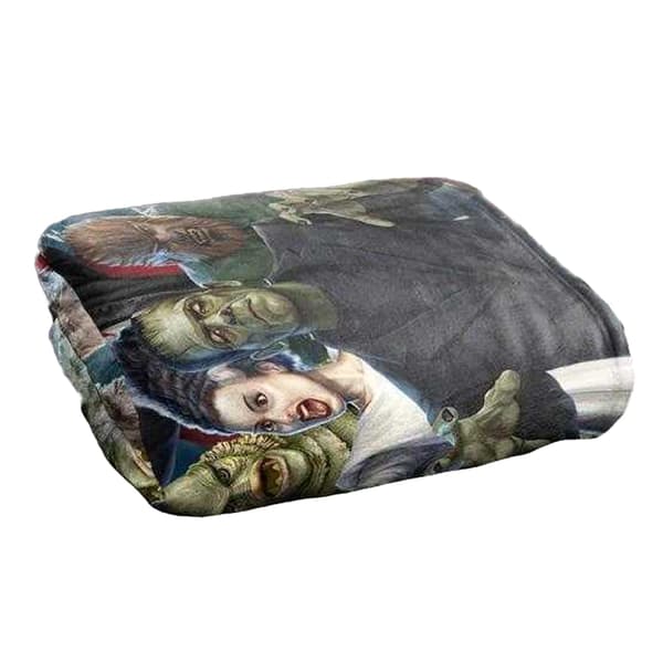 Universal Monsters Silky Group Soft Touch Blanket