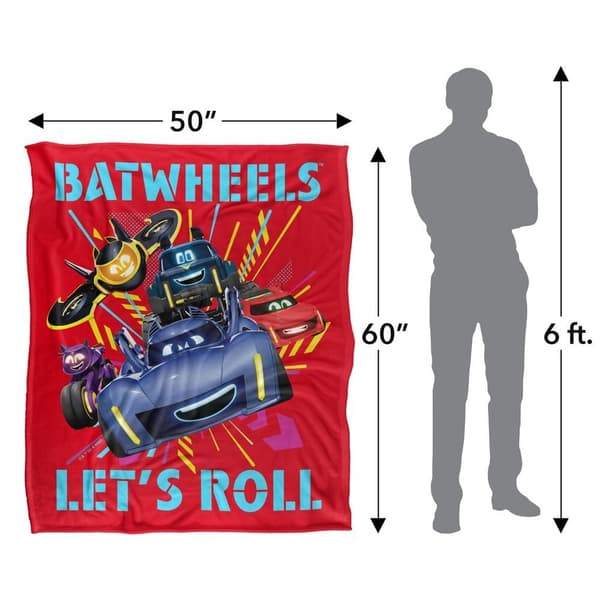 Batwheels Let´s Roll Team Soft Touch Blanket