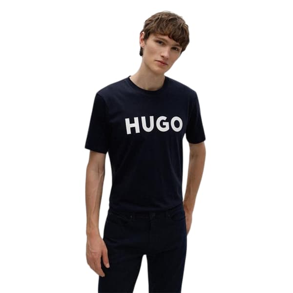 Hugo miesten Dulivio-kontrastilogopaita