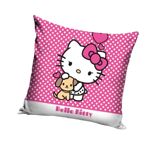 Hello Kitty Polka Dot Filled Cushion
