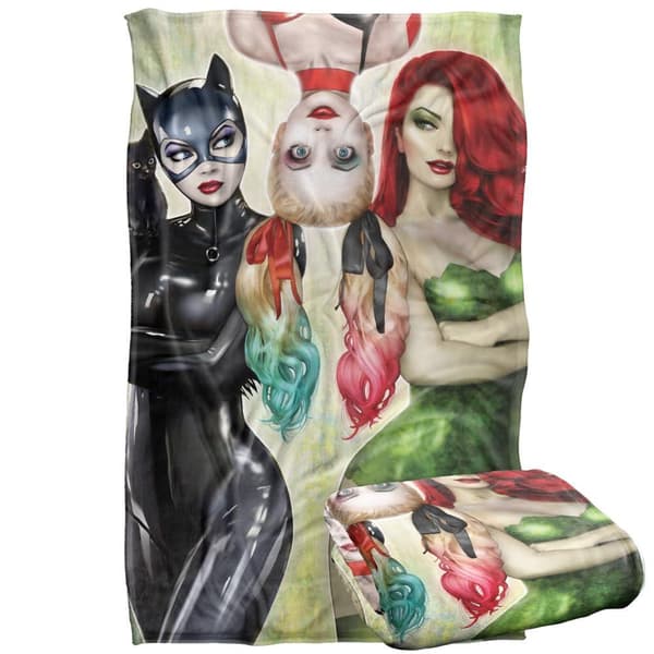 Batman Characters Polyester Soft Touch Blanket