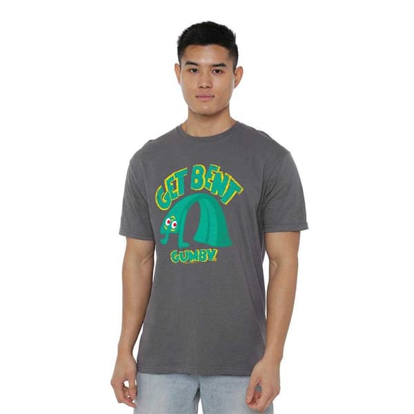 Gumby Unisex Aikuisten Get Bent Heather T-paita