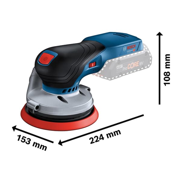 Bosch Gex 18v-125 Professional Random Orbital Sander 18v Bare Unit
