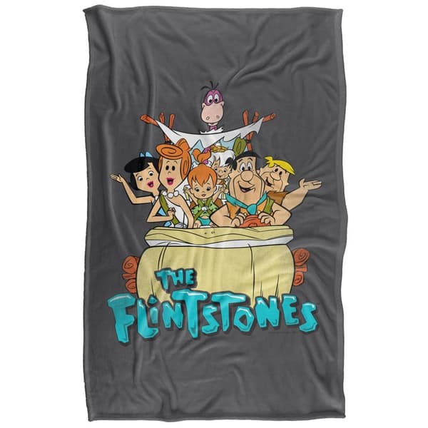 The Flintstones -logo, polyesterinen pehmeä peitto