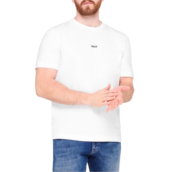 Boss Mens Tchup Logo Oversized T-Shirt