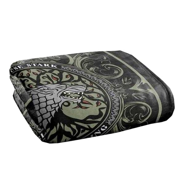 Game Of Thrones House Stark polyesterinen pehmeä peitto