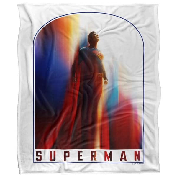 Superman Look Up 2025 Soft Touch Blanket