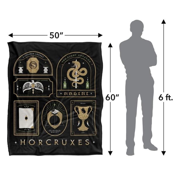Harry Potter Horcrux Field Guide Blanket
