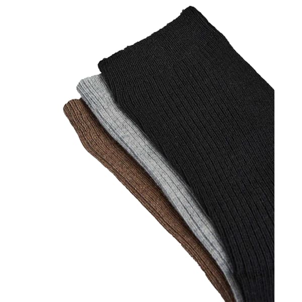 Pieces Dam Marta Ribbade Crew Strumpor (4-pack)