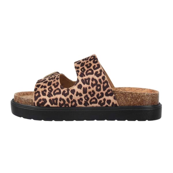 Biba Dam Leopard Dubbla Remmar Sandaler