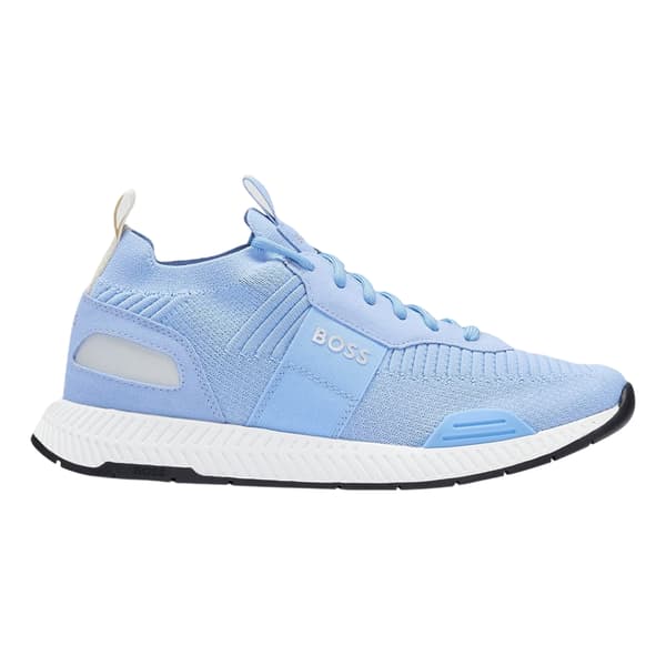 Boss Mens Titanium Logo Knitted Trainers