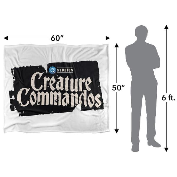 Creature Commandos Logo Blanket
