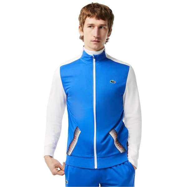 Lacoste Mens Colour Block Full Zip Regular Track Jacket