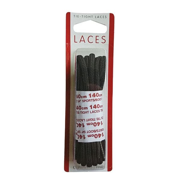 Thick Round Sports / Boot Lace 140cm Black