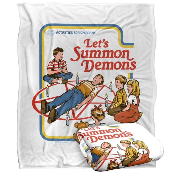 Steven Rhodes Lets Summon Demons Soft Touch Blanket