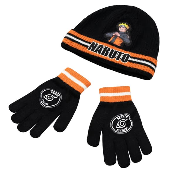 Naruto Akryl Mössa & Handskar Set för Pojkar