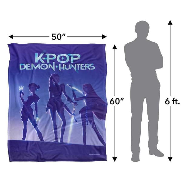 K-Pop Demon Hunters Shadow Huntr/X Blanket