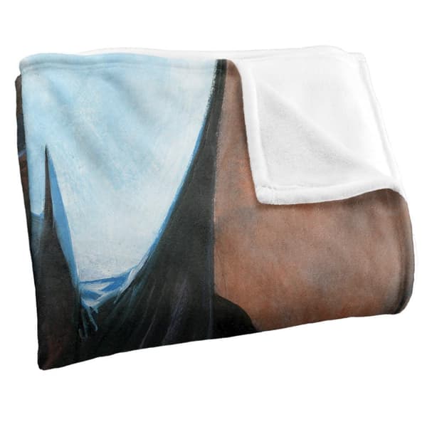 Batman Action Pose Polyester Soft Touch Blanket