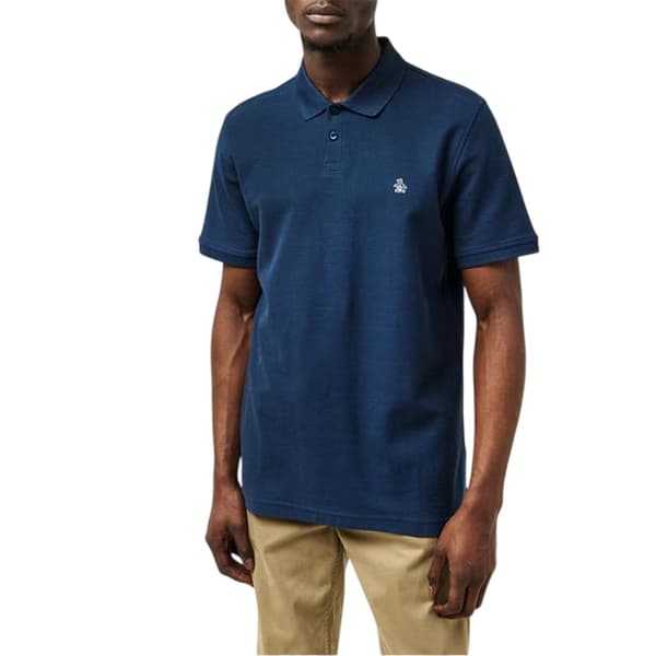 Original Penguin Herrbroderad logotyp pikétröja