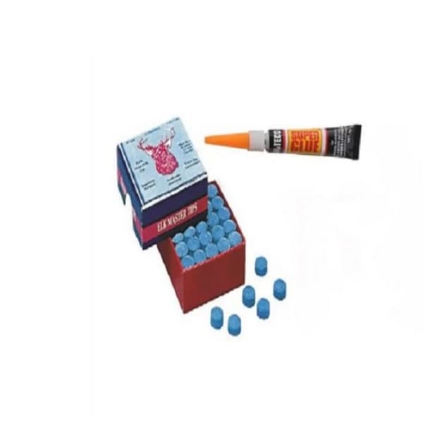 Elkmaster Poolköspetsar i läder (50-pack)