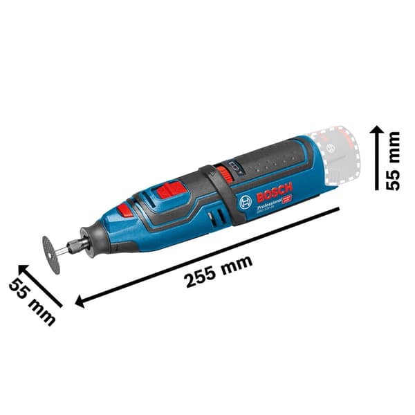 Bosch Gro 12v-35 Rotary Tool 12v Bare Unit