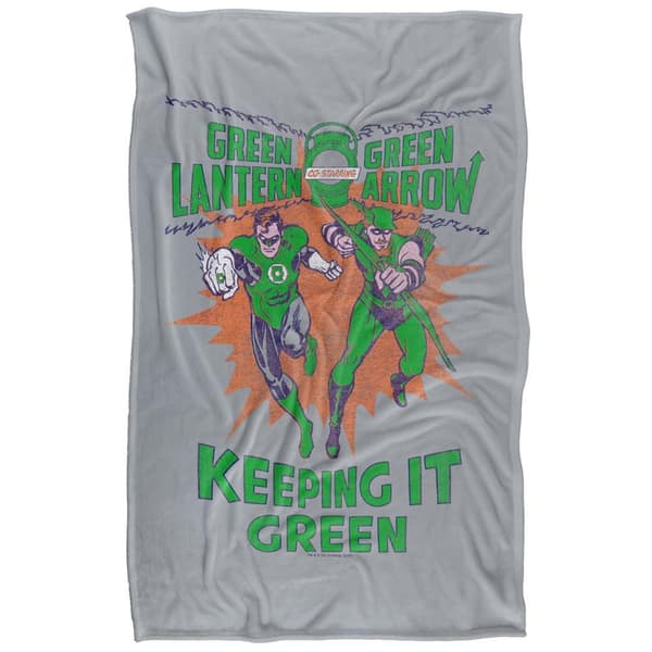 Green Lantern Keeping It Green Soft Touch Blanket