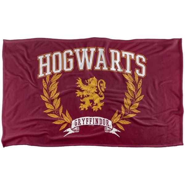 Harry Potter Hogwarts Gryffindor Leaves Blanket
