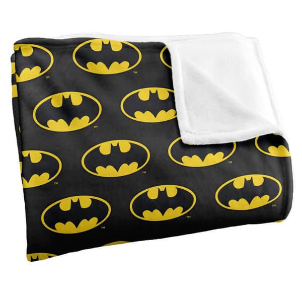 Batman All Over Logo Blanket